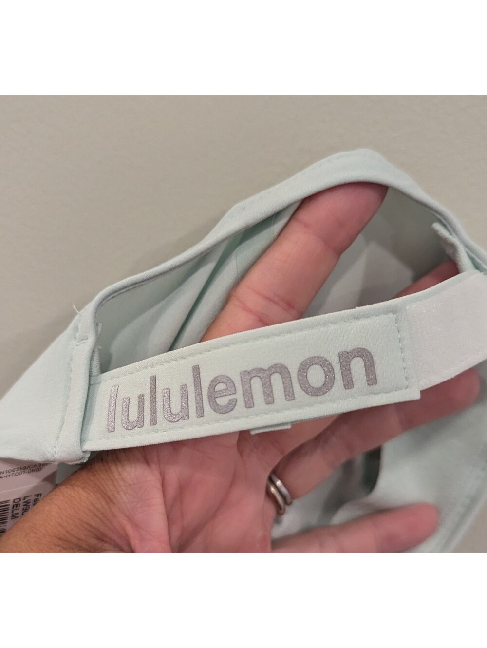 NWT Lululemon Fast And Free Run Hat In Mint Green One Size - Picture 5 of 8